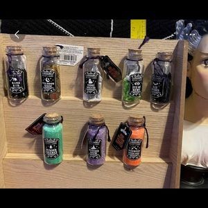 Set of 8 glass potion bottles Halloween 2021 target